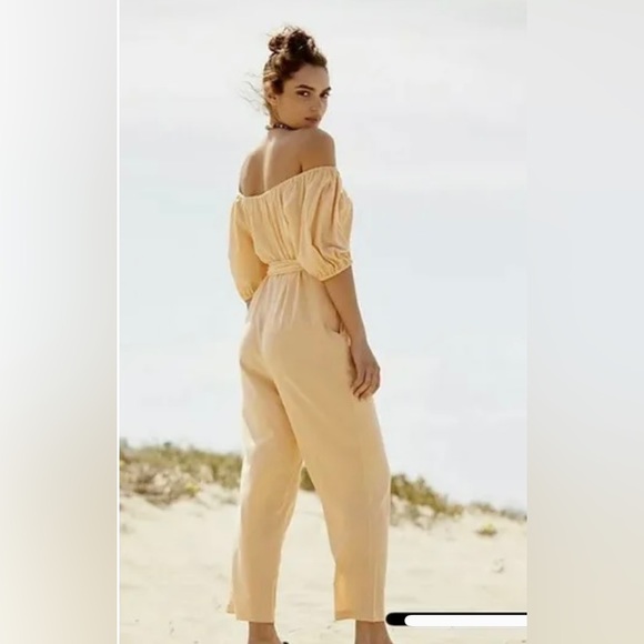 New with tags Free People Nalani Off the Shoulder jumpsuit S - Picture 8 of 8